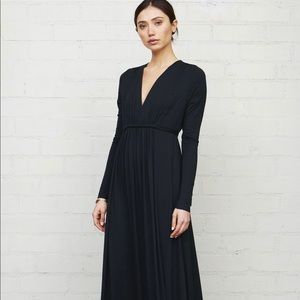 Rachel Pally Black Jersey L/S Caftan, XS